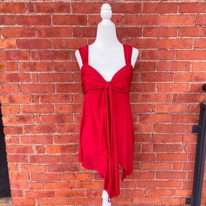 Y2K asymmetric fairy top